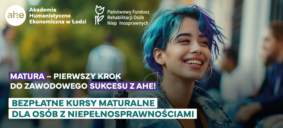 Projekt „Matura - 1 krok do zawodowego sukcesu z AHE”