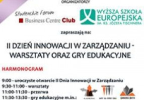 Dzień Innowacji w Zarządzaniu w WSE w Krakowie