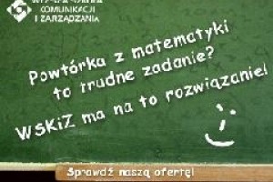 WSKIZ oferuje bezpłatne lekcje matematyki