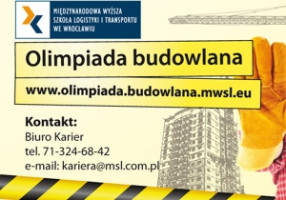 Postaw na MWSLiT we Wrocławiu i weź udział w II edycji Olimpiady Budowlanej