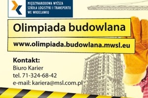 Postaw na MWSLiT we Wrocławiu i weź udział w II edycji Olimpiady Budowlanej