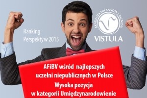 Akademia Vistula wśród najlepszych uczelni niepublicznych  