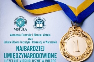 AFiB Vistula oraz SGTiR to najbardziej umiędzynarodowione uczelnie niepubliczne w Polsce