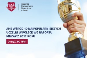 AHE w Łodzi jedną z najpopularniejszych uczelni w Polsce