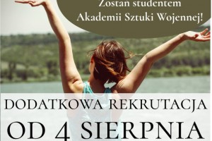 Rekrutacja dodatkowa na studia I i II stopnia w ASzWoj