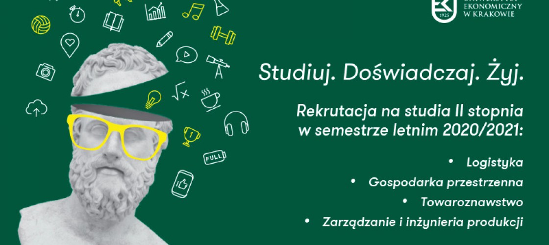 Trwa rekrutacja na studia drugiego stopnia na UE w Krakowie
