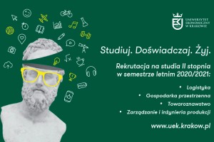 Trwa rekrutacja na studia drugiego stopnia na UE w Krakowie