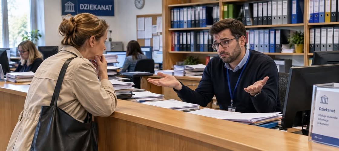Czy rodzic powinien dzwonić do dziekanatu w sprawie swojego dziecka?