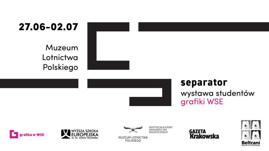 Wystawa prac studentów Grafiki WSE w Muzeum Lotnictwa Polskiego w Krakowie​