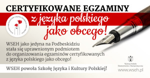 Kurs przygotowawczy do egzaminu z języka polskiego jako obcego