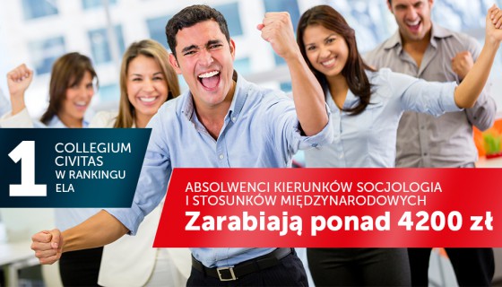 Absolwenci Collegium Civitas zarabiają najlepiej