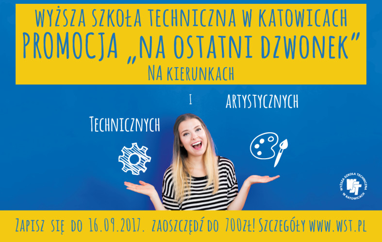 Promocja „Na ostatni dzwonek” w Wyższej Szkole Technicznej w Katowicach