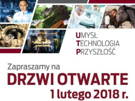 ​Uniwersytet Technologiczno-Przyrodniczy im. J. J. Śniadeckich w Bydgoszczy zaprasza na Drzwi Otwarte