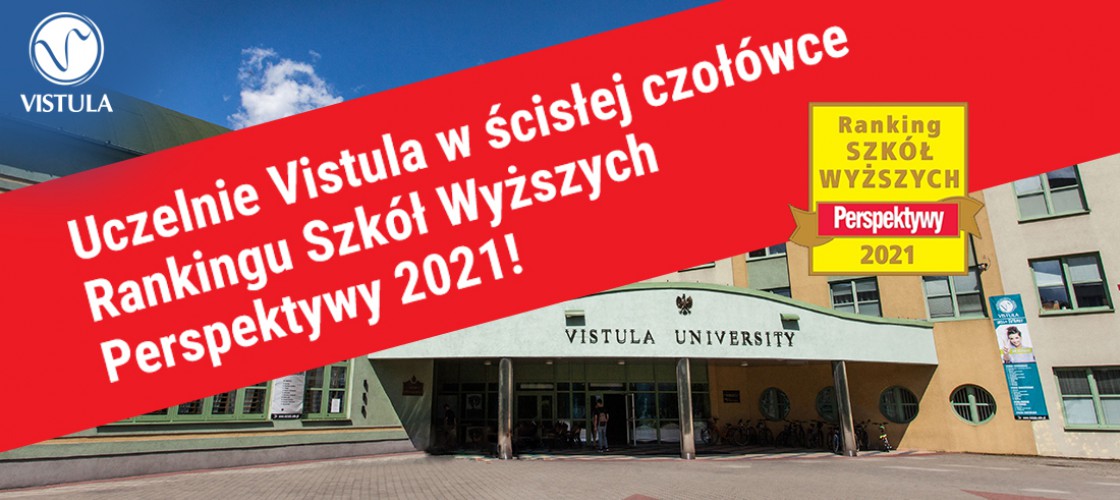 Uczelnie Vistula w ścisłej czołówce Rankingu Szkół Wyższych 