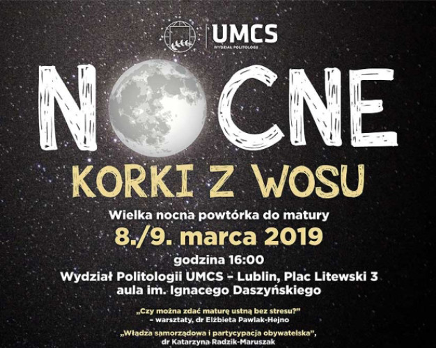 "Nocne korki z WOS-u" na UMCS w Lublinie
