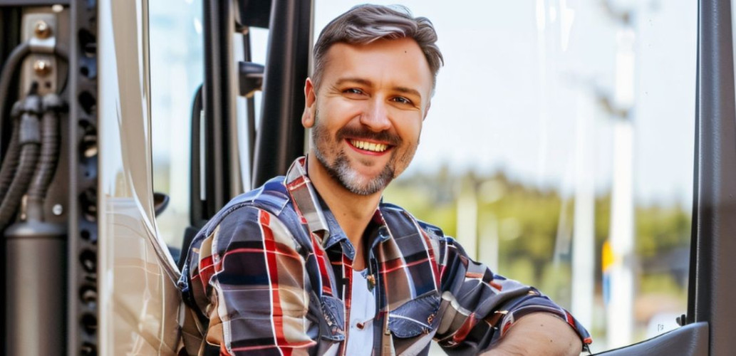 Kierowca samochodu ciężarowego