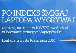 Studiuj w KWSPZ i wygraj laptopa Dell