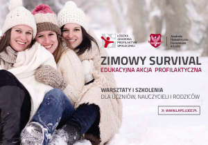 AHE z Łodzi zaprasza na Zimowy Survival