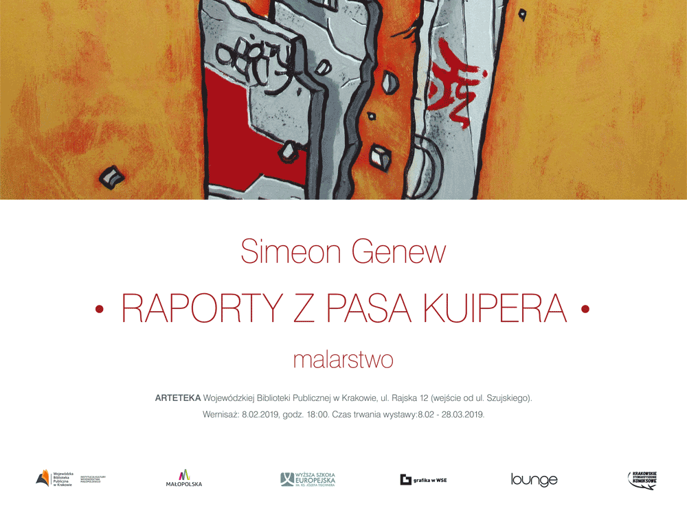 Wystawa malarstwa Simeona Genewa w WSE im. ks. Józefa Tischnera w Krakowie