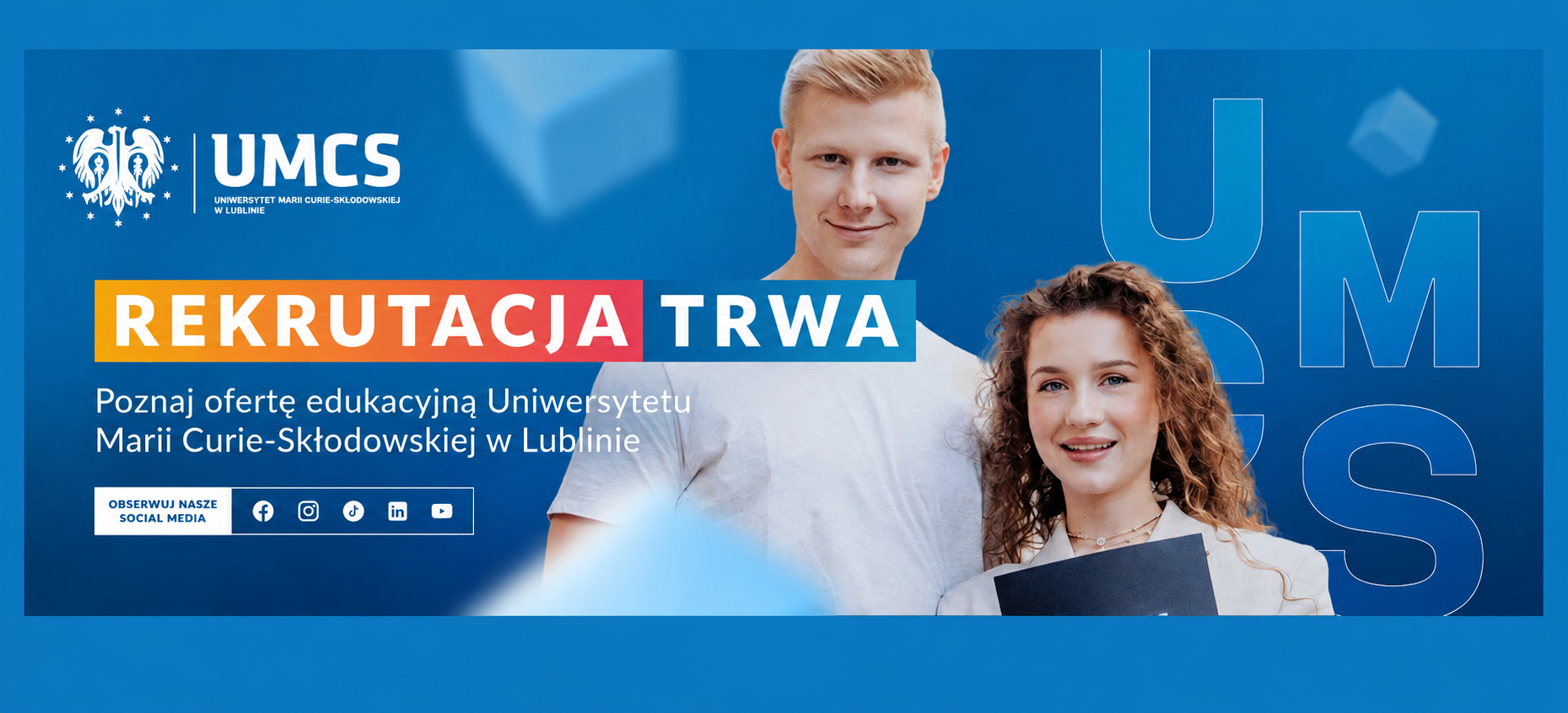 ​Rejestracja na studia na UMCS trwa! Sprawdź zasady i terminy rekrutacji